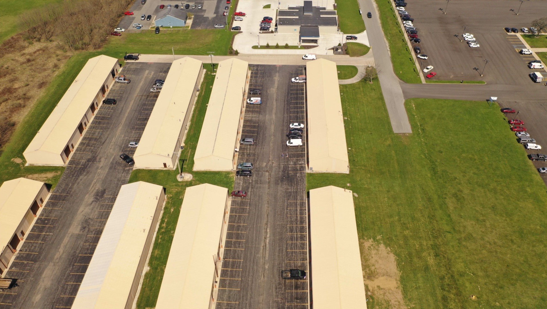 drone view of EastPorte Business Park